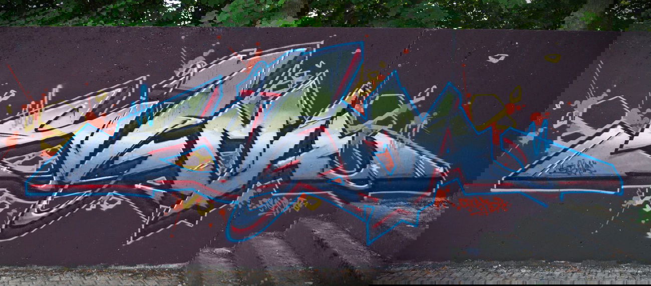 Graffiti Wall - Photo by kuerbiskerne37 - sigma, göttingen, geil (2014)