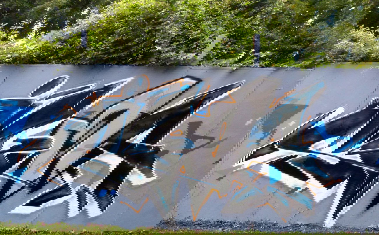 Graffiti Wall - Photo by kuerbiskerne37 - sigma, karlsruhe, mentos (2014)