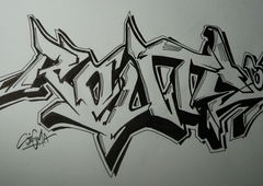 Graffiti Sketch - Photo by kuerbiskerne37 (2015)