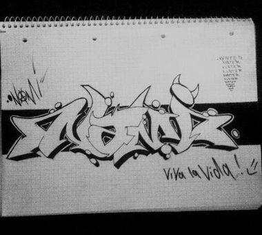 Graffiti Sketch - Photo by kunterbunter