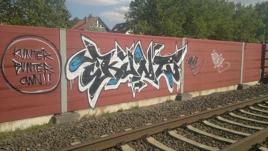 Graffiti Bombing - Photo by kunterbunter