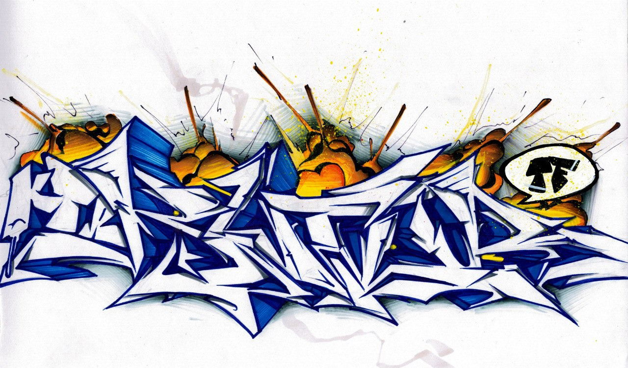 Graffiti Sketch - Photo by kuturoner (2015)