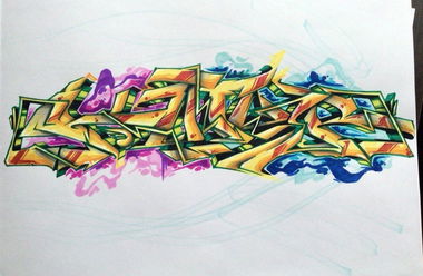 Graffiti Sketch - Photo by kuturoner