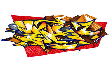 Graffiti Sketch - Photo by kuturoner - sketch, graffiti, exchange