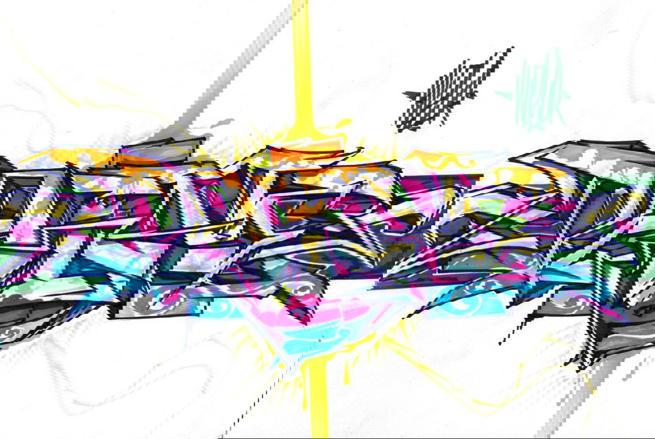 Graffiti Sketch - Photo by kuturoner