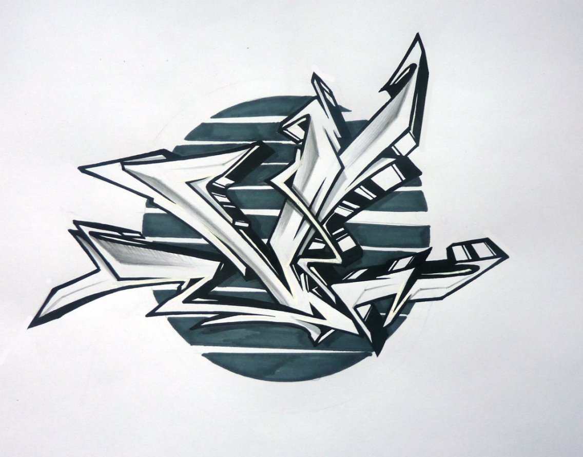 Graffiti Sketch - Photo by kuturoner