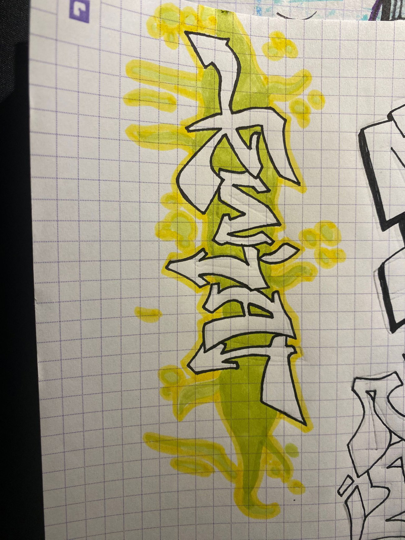 Graffiti Sketch - Photo by kwiatXwhoyou