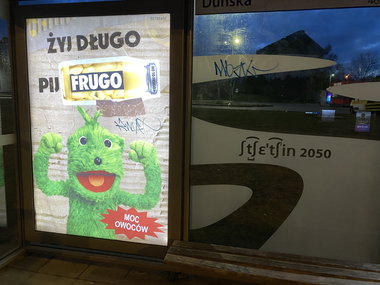 Graffiti Bombing in Szczecin - Photo by kwiatXwhoyou