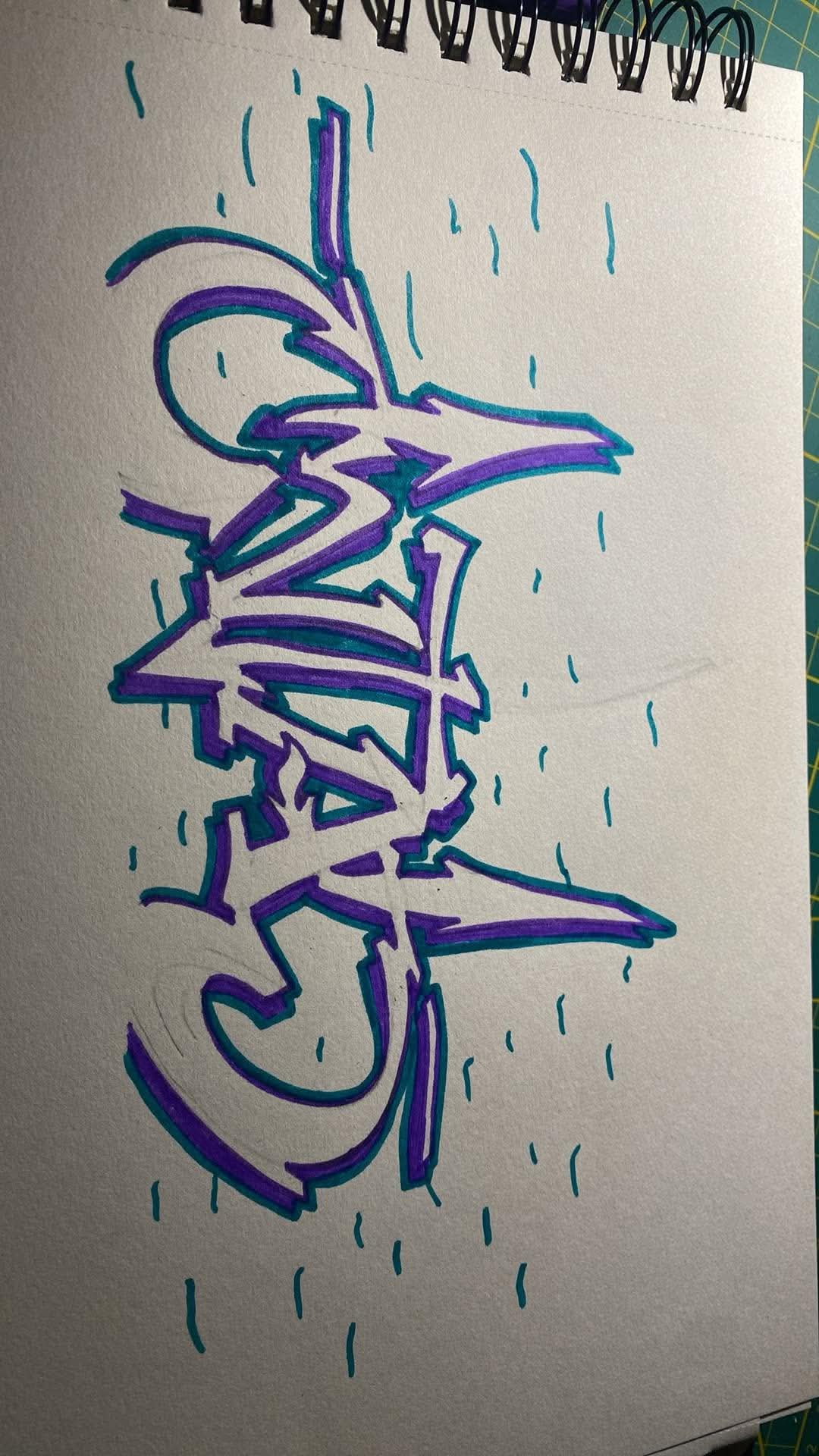 Graffiti Sketch - Photo by kwiatXwhoyou