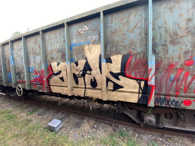 Graffiti Train - Photo by kwiatXwhoyou - ZWWBSC