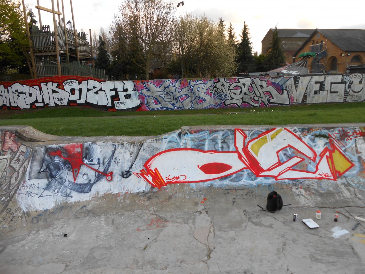 Graffiti Wall - Photo by kybzer