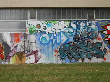 Graffiti Wall - Photo by kybzer - ENC, DBH