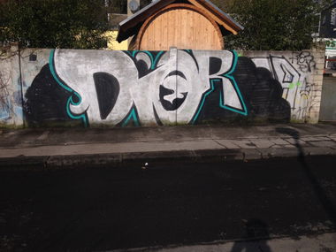 Graffiti Wall - Photo by lackgeruch - dior, desk, solingen