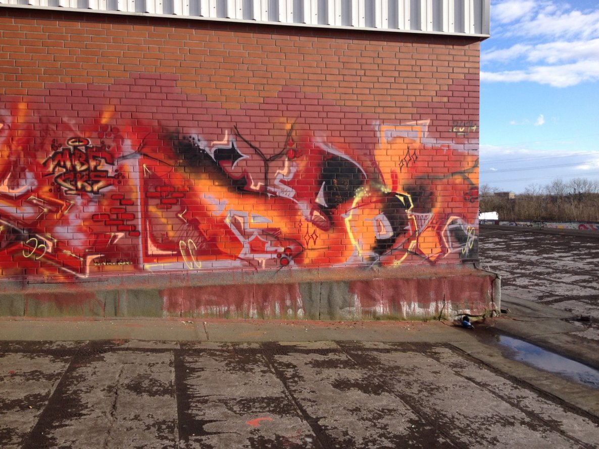 Graffiti Wall - Photo by lackgeruch - abot, düsseldorf