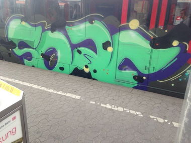 Graffiti Train - Photo by lackgeruch - soac, solingen