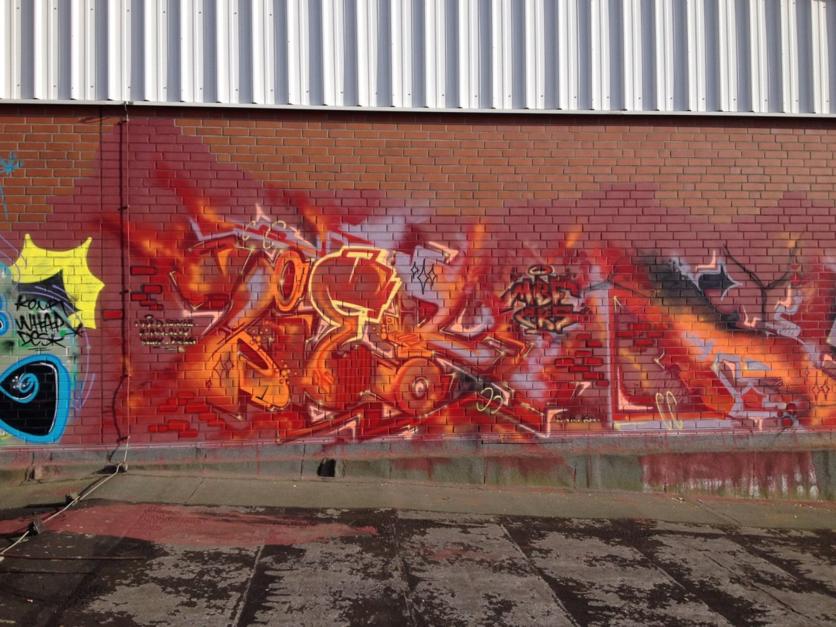 Graffiti Wall - Photo by lackgeruch - zier, mbf