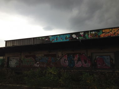 Graffiti Bombing - Photo by lackgeruch - gold, siras, heys