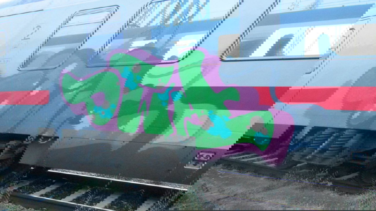 Graffiti Train - Photo by lancester - OWA (2013)