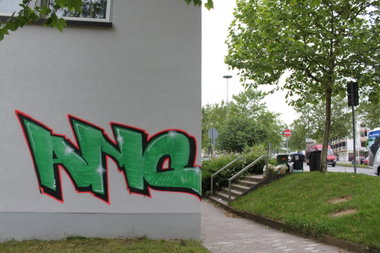 Graffiti Wall - Photo by lausbub - ANC, SAARLAND, SAARBRUECKEN (1999)