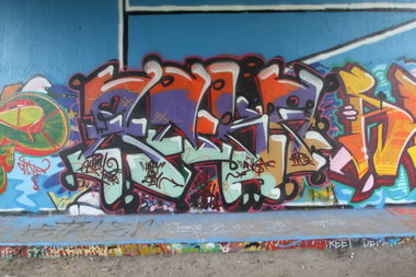 Graffiti Wall - Photo by lausbub - ANC, SAARLAND (1999)