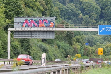 Graffiti Wall - Photo by lausbub - ANC, SAARALND (1999)