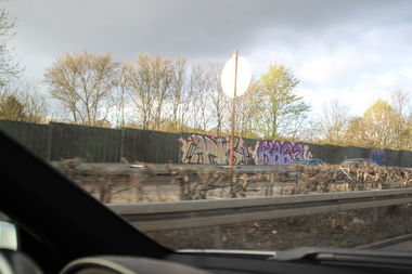 Graffiti Bombing - Photo by lausbub - ANC, SSARLAND (1999)