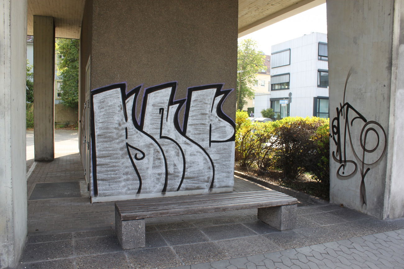 Graffiti Bombing - Photo by lausbub - ANC, SAARLAND (1999)
