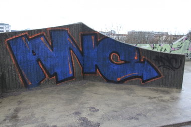 Graffiti Wall - Photo by lausbub - ANC, SAARLAND, SAARBRUECKEN (1999)