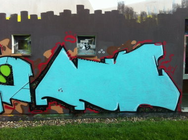 Graffiti Wall - Photo by lausbub - ANC, SAARLAND (1999)