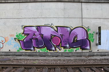 Graffiti Bombing - Photo by lausbub - ANC, SAARLAND (1999)