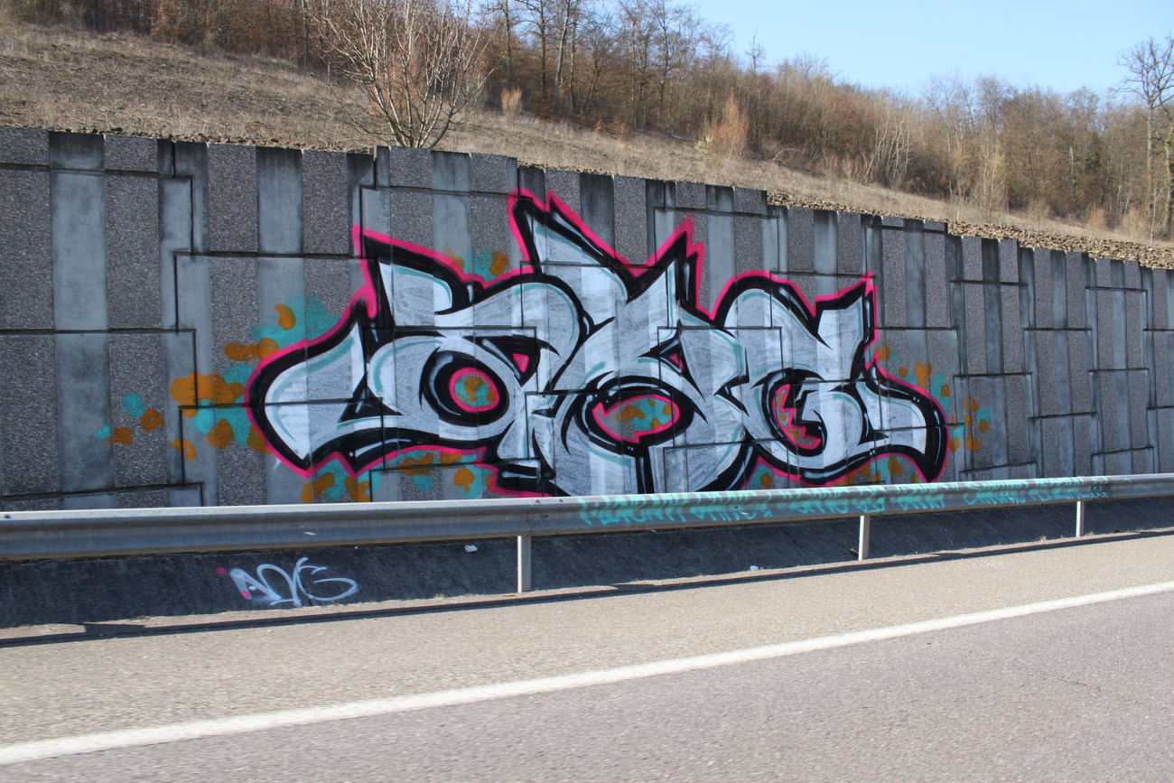 Graffiti Wall - Photo by lausbub - ANC, SAARLAND (1999)