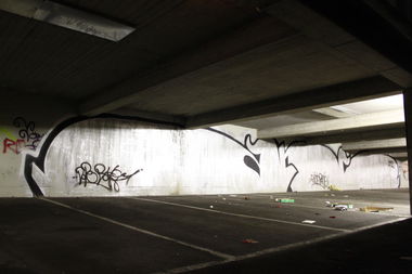 Graffiti Bombing - Photo by lausbub - ANC, SAARLAND (1999)