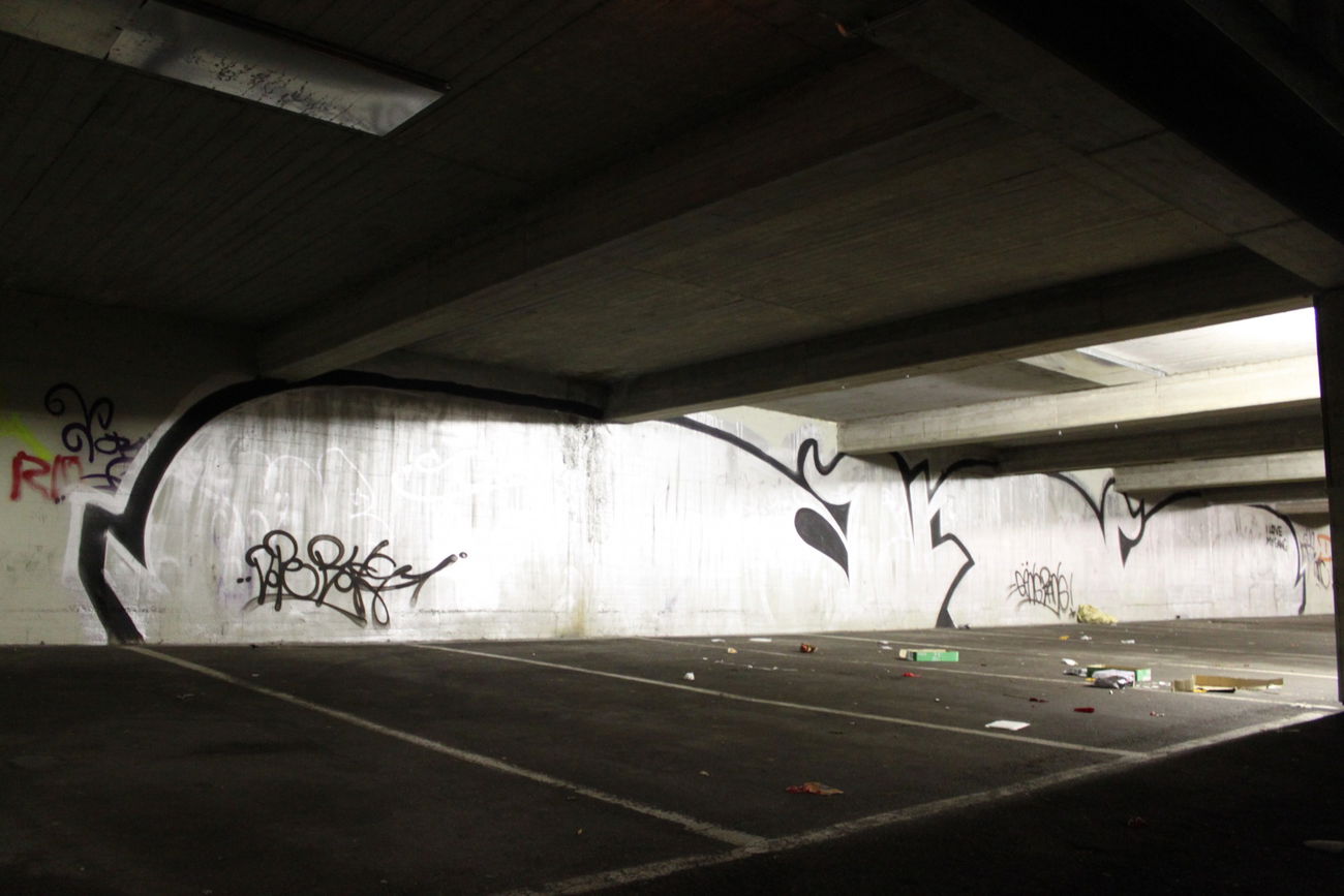 Graffiti Bombing - Photo by lausbub - ANC, SAARLAND (1999)