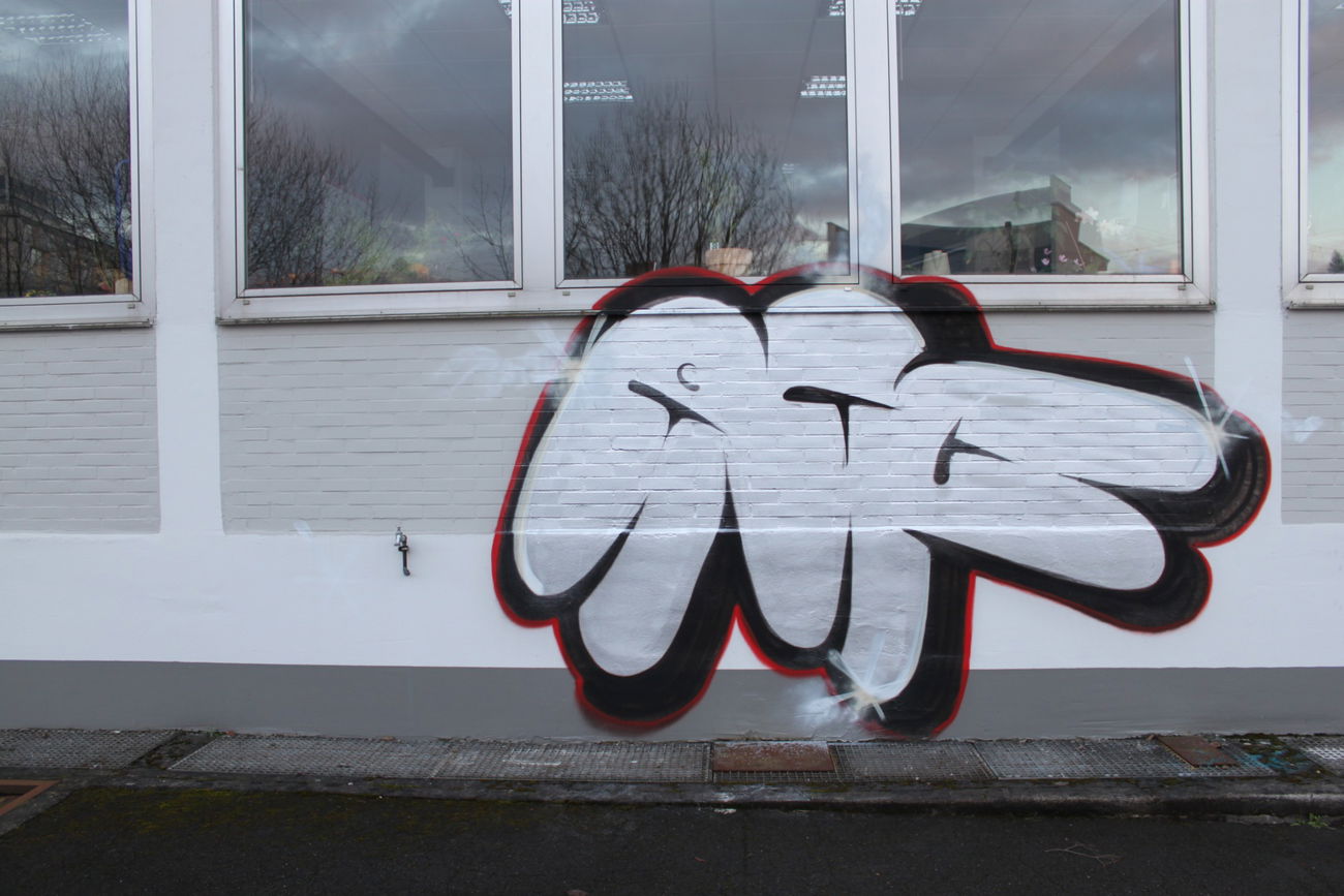 Graffiti Bombing - Photo by lausbub - ANC, SSARLAND (1999)