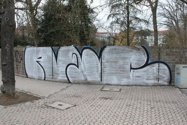 Graffiti Wall - Photo by lausbub - ANC, SAARLAND (1999)