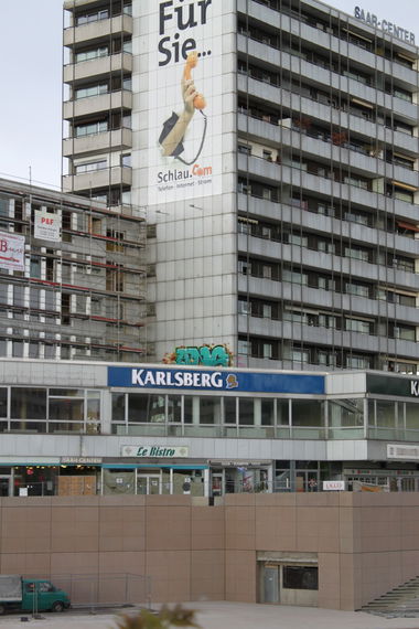 Graffiti Bombing - Photo by lausbub - ANC, SAARLAND (1999)
