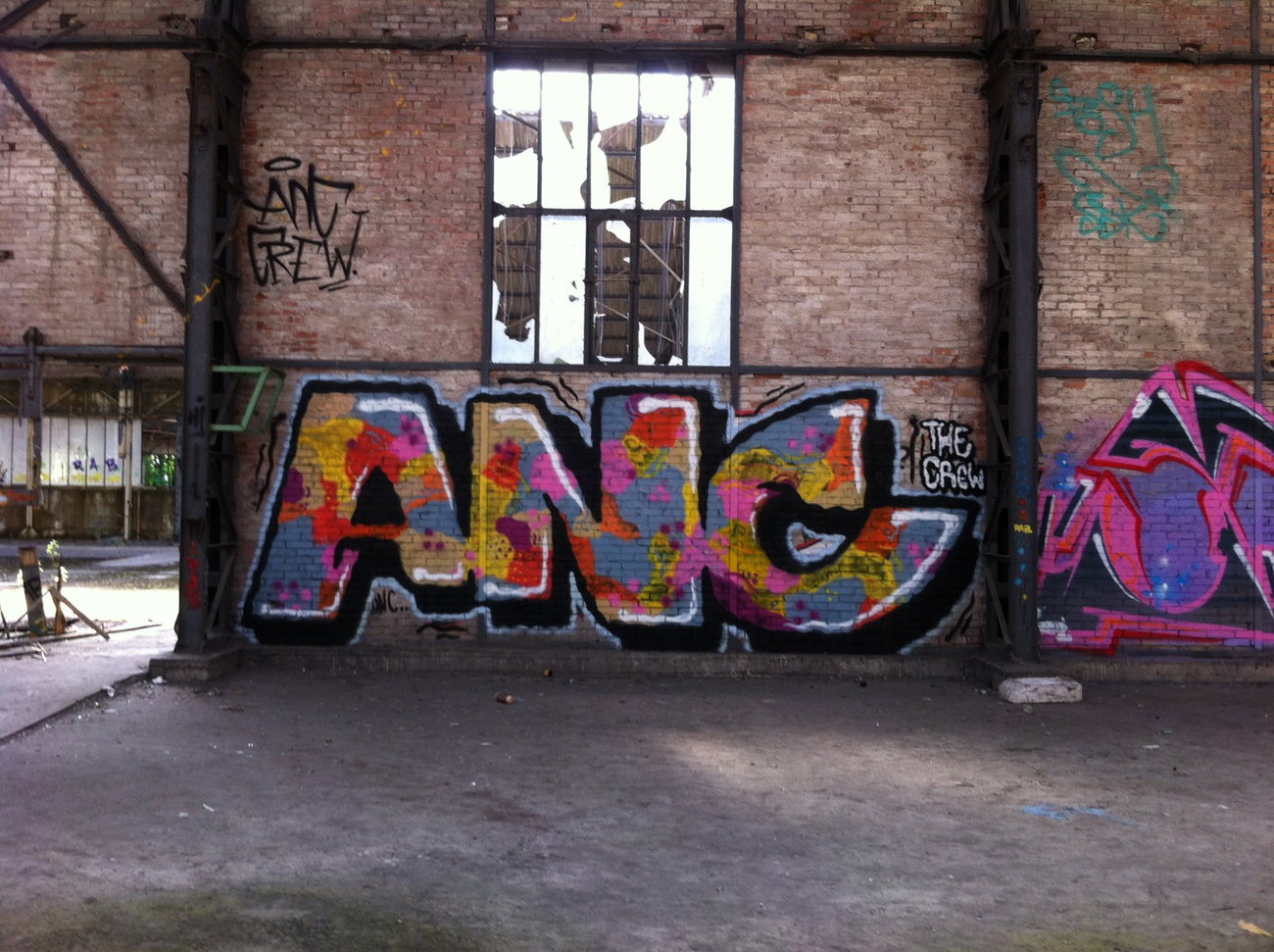 Graffiti Wall - Photo by lausbub - ANC, SAARLAND (1999)