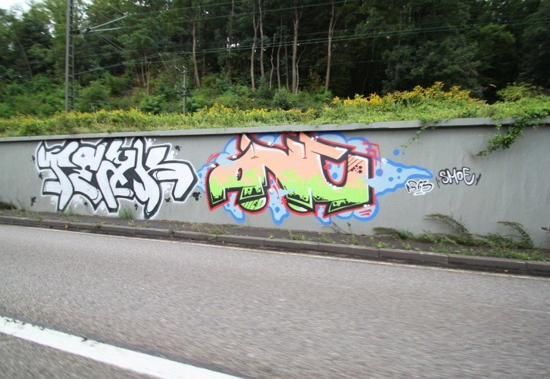 Graffiti Wall - Photo by lausbub - ANC, SAARALND (1999)