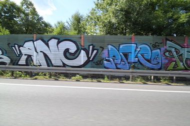 Graffiti Wall - Photo by lausbub - ANC, SAARLAND (1999)