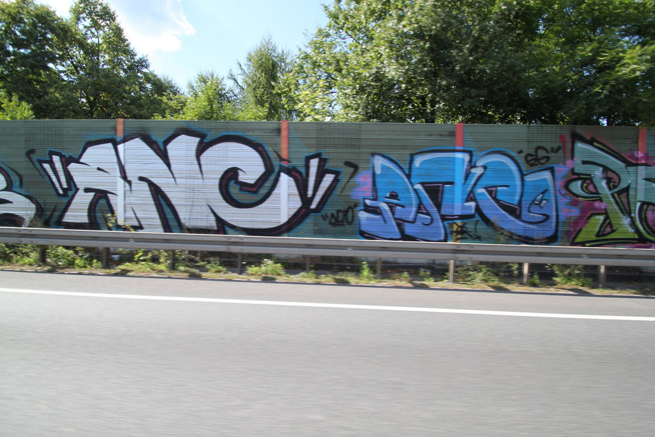 Graffiti Wall - Photo by lausbub - ANC, SAARLAND (1999)