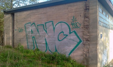 Graffiti Wall - Photo by lausbub - ANC, SAARLAND (1999)