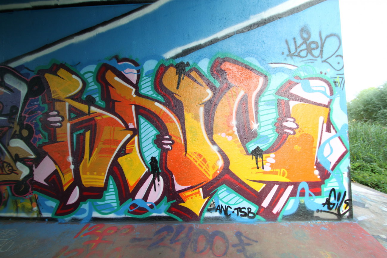 Graffiti Wall - Photo by lausbub - ANC, SAARLAND (1999)
