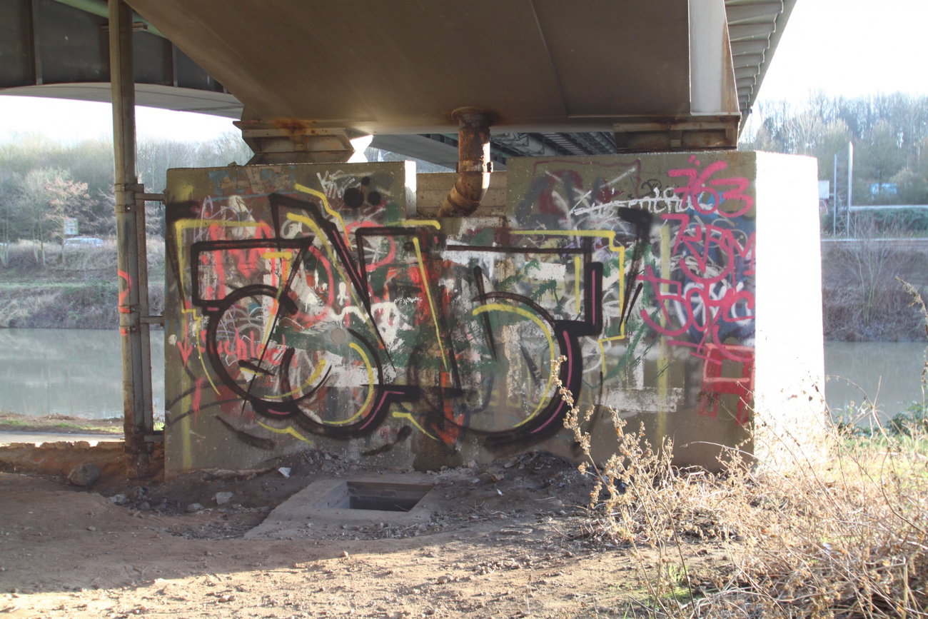 Graffiti Wall - Photo by lausbub - ANC, SAARLAND (1999)