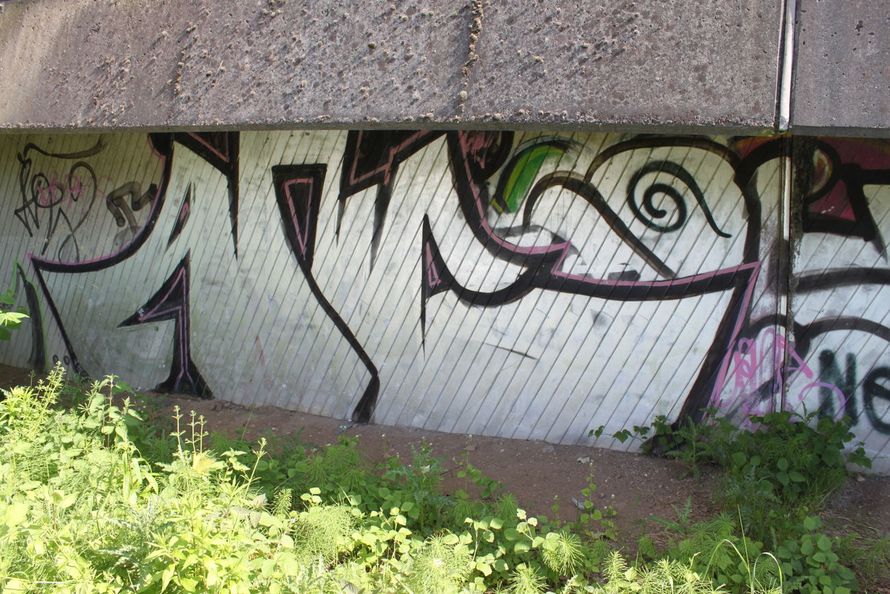 Graffiti Bombing - Photo by lausbub - ANC, SAARLAND (1999)