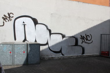 Graffiti Bombing - Photo by lausbub - ANC, SAARLAND (1999)