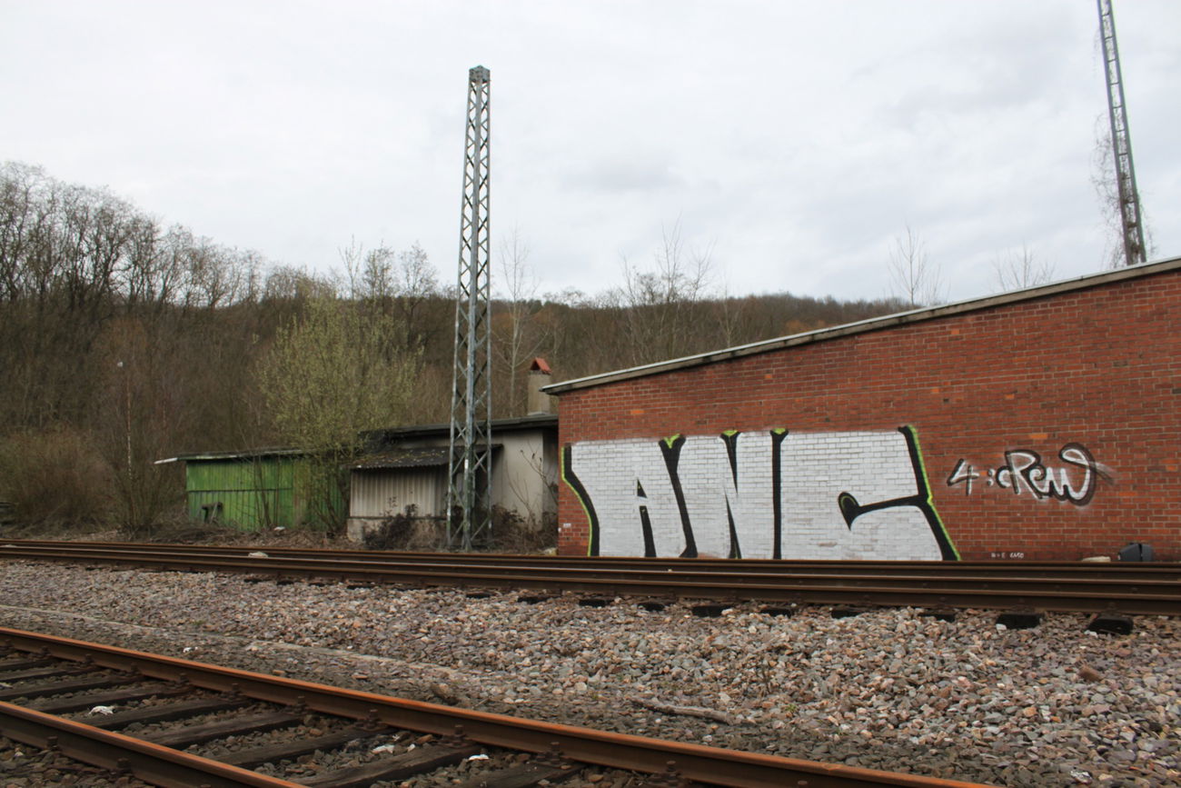 Graffiti Bombing - Photo by lausbub - ANC, SAARLAND (1999)
