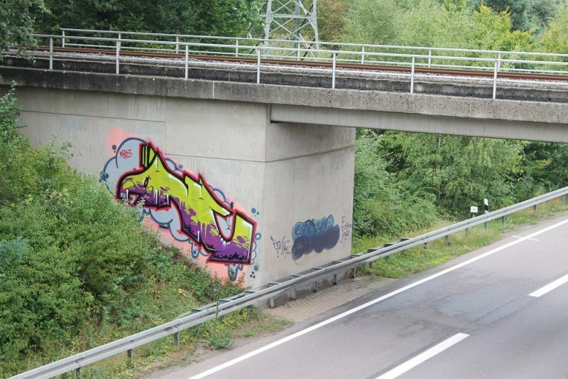 Graffiti Wall - Photo by lausbub - ANC, SAARLAND (1999)