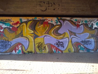Graffiti Wall - Photo by lausbub - ANC, SAARLAND (1999)
