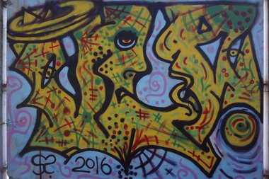 Graffiti Wall - Photo by ldkdl (2016)