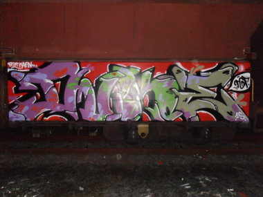 Graffiti Train - Photo by lecim